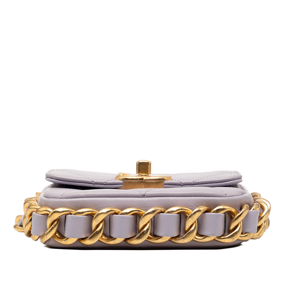 Pre-Loved Chanel Mini Quilted Calfskin Framing Chain Flap - Picture 3 of 7